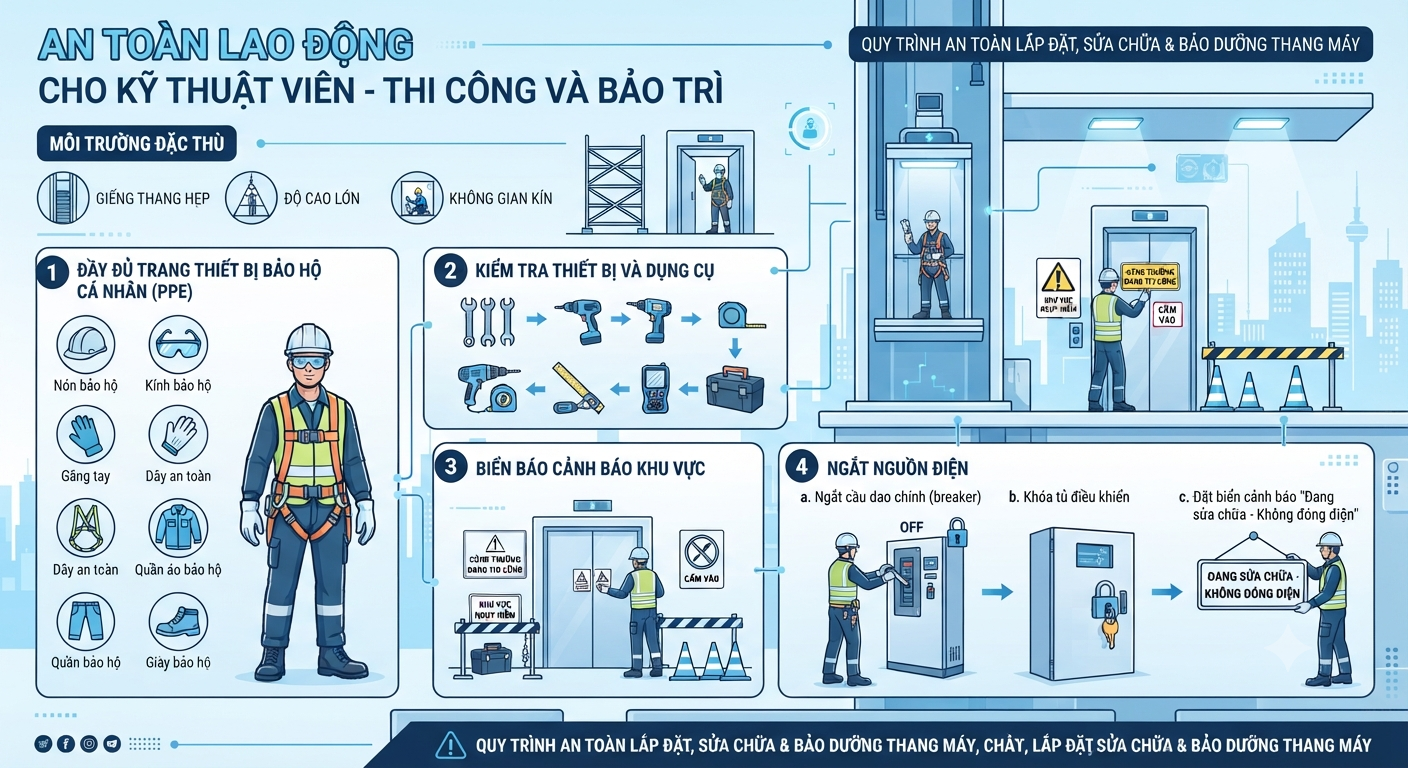 An Toan Lao Dong Cho Ky Thuat Vien Thi Cong Bao Tri